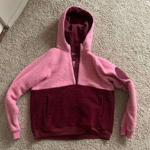 Outdoor Voices Pink and Burgundy Jacket